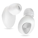 Silicone Ear Plugs for Sleeping, Noise Cancelling & White Noise Reduction - Reusable Earplugs for Concerts, Study, Work - 8 Ear Tips in XS/X/M/L