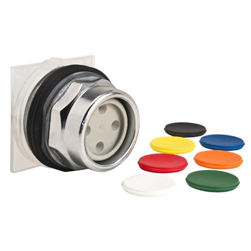 Square D SQD9001KR2U SQ D 9001KR2U - Botón pulsador 600 V CA 10 A, color negro