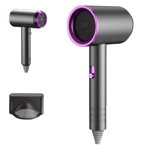 Bwaliffury Secador de Pelo, Secador de Pelo iónico de 1200 W, Secado Rápido, 4 Temperaturas/3 Velocidades, Protección Contra Sobrecalentamiento, Secador de Pelo Iónico Negativo Profesional