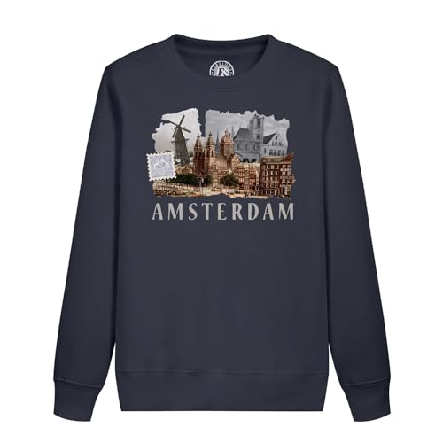 Sweat enfant confortable style carte postale pour rester au chaud