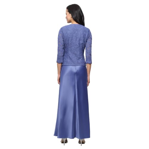 Image of Alex Evenings Womens Two Piece Mother of The Bride Dress with Lace Jacket