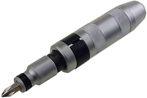 Screwdriver Hot 13 Sets Broken Screw Extractor,Industrial Grade Multi-functional Percussion Impact Screwdriver Set - (Color: Silver)