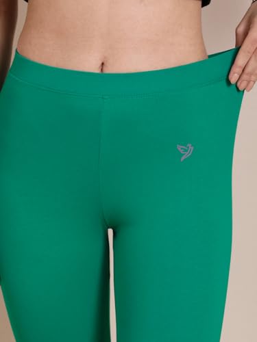 Image of TWIN BIRDS Tailored Cut and Classic Fit Super Stretchable Elastane Fabric Churidar Leggings for Women