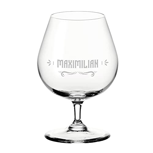 polar-effekt Cognacglas Schwenker mit personalisierten Wunschmotiv - graviert - Kristallglas - Geburtstag und Weihnachten - Whisky, Bourbon, Brandy, Scotch - Motiv Classic Ornament