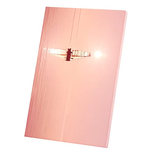 Toile coucher de soleil rose et voilier : le cadeau déco idéal pour s'évader