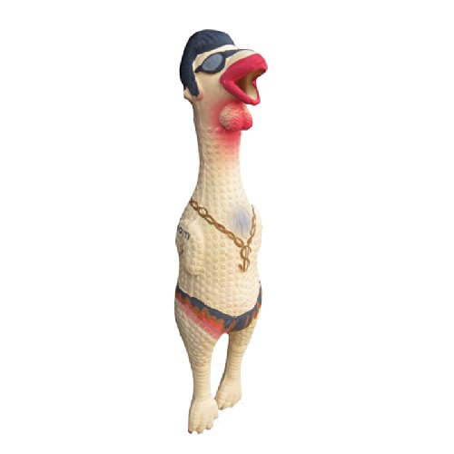 Charming Pets Earl Chicken Squawkers Large Dog Toy