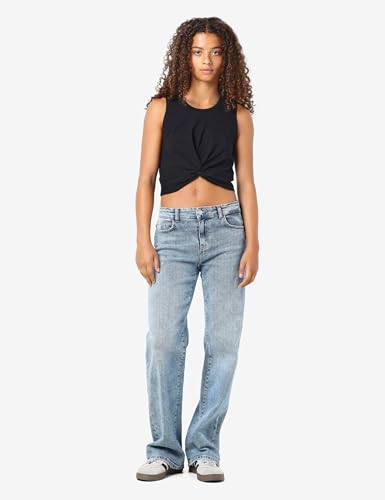 Noisy May Twiggi Top Donna Top Nero L 95% Cotone, 5% Spandex Regular - 3