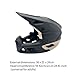 Zxpjkyu Bike Helmet Cycling Helmet Bicycle Helmet Full Face Helmet for Skateboarding