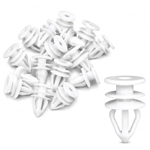 20PCS Door Panel Retainer Clips Compatible with GM 15076791 Fits Chevy Silverado Trailblazer Suburban GMC Envoy Ford Edge Lincoln MKX MKT MKS Fiesta