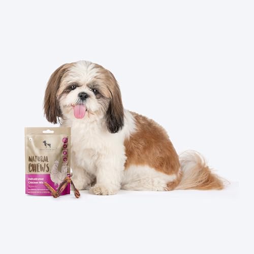Image of HUFT Natural Chews - Dehydrated Chicken Wings for Dogs - 70 gm (Pack of 2) | Single-Ingredient, High-Protein Dog Treats | Grain-Free, Preservative-Free Chews | Supports Joint Health & Dental Hygiene
