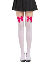 White With Rose Red Bow