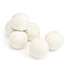 Mekta Kulki do suszenia w suszarkach bębnowych Wool Dryer Balls, wełniane kulki do suszarek wielokrotnego użytku, naturalny płyn do płukania, 6 sztuk do prania, suszarki