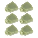 ノーブランド品 エレキギター用チューニングペグハンドル プラスチック製ノブキャップ 交換用チューナーペグ ギター調整パーツ楽器アクセサリー 6