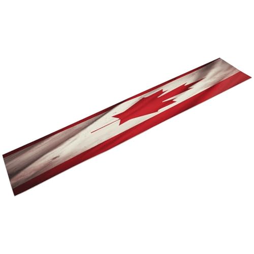 Chemin de table drapeau canadien lavable pour protéger et décorer la table - 2