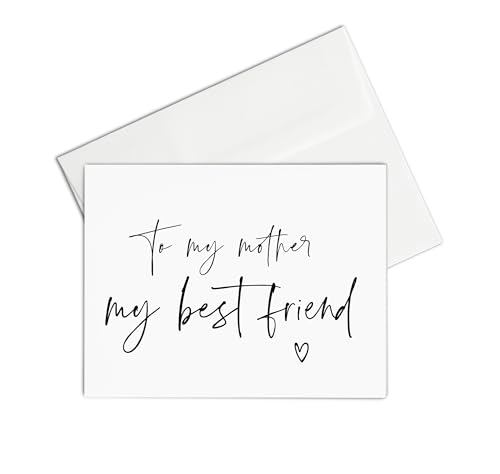 Mother of the Bride Card, To My Mother My Best Friend, Wedding Day Gift For Mother of the Groom