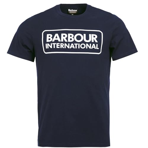T-shirt Barbour bleu pour homme MTS1180-NY39 en coton premium