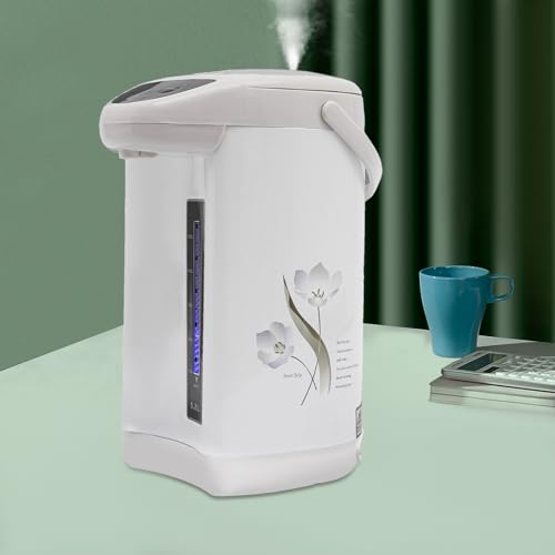 Tetera eléctrica comercial 4L acero inoxidable blanca miniatura 2