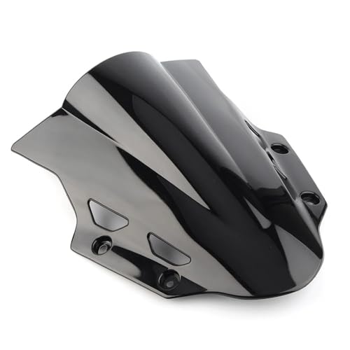 Pare-brise de moto double bulle noir pour Suzuki GSXR 250 de 2017 à 2020