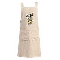 【新品・未使用】ジョジョの奇妙な冒険　ジョジョ　イギー　エプロン　焦茶★ 新品・未使用】ジョジョの奇妙な冒険 ジョジョ イギー エプロン