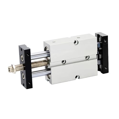 Cylindre pneumatique double axe TNJ à course ajustable TN16