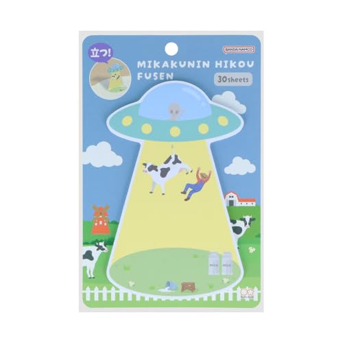 サンスター文具(Sun-Star Stationery) 付箋 ダイカット イラスト入り 未確認飛行ふせん 乳搾り S2854236