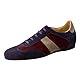 Werner Kern Herren Tanzsneaker/Tanzschuhe Bari 28061 - Farbe: Blau/Beige/Rot - Größe: UK 12