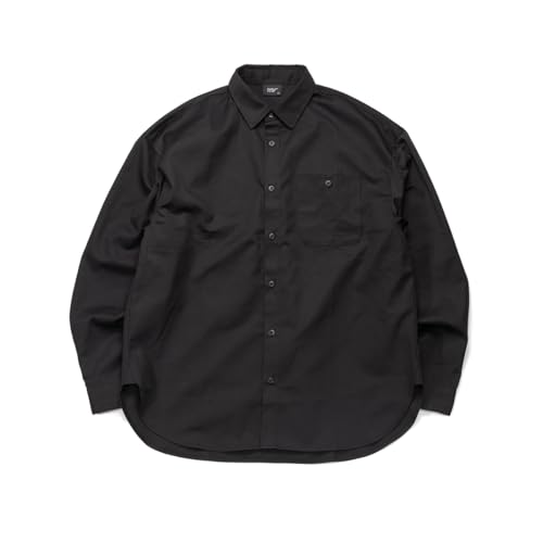 [ROOT CO.��] PLAY TC TWILL UTILITY Long Sleeve Button Shirts (�u���b�N/M)