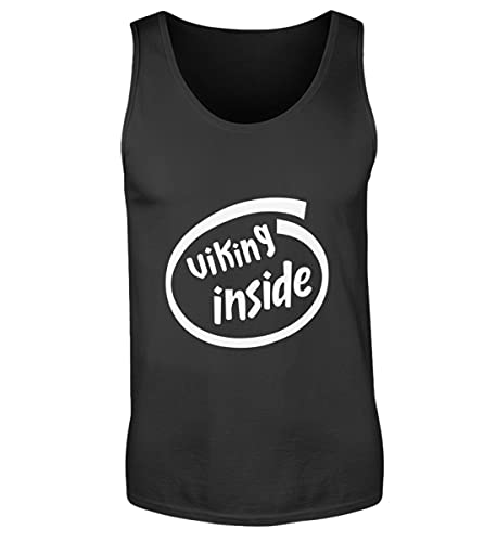 Camiseta de tirantes para hombre negra XXL ropa deportiva de algodon Viking Inside
