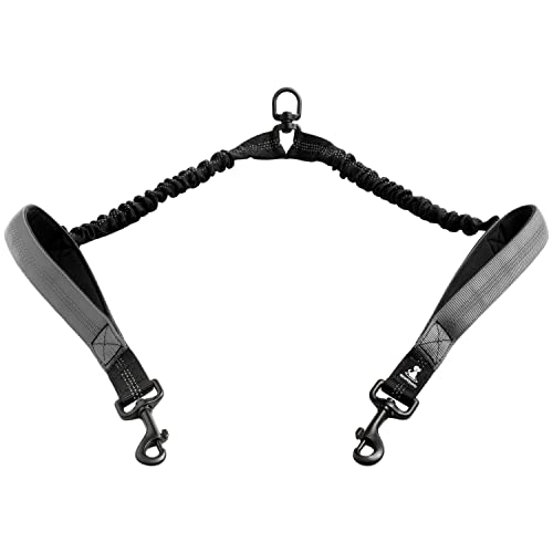 SparklyPets Hands Free Dog Leash for Medium and Large Breeds – Professional Harness with Reflective Stitches for Training