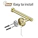 KES Bathroom Toilet Paper Holder Brushed Gold Wall Mount Toilet Roll Holder SUS304 Stainless Steel, A2175S12-BZ