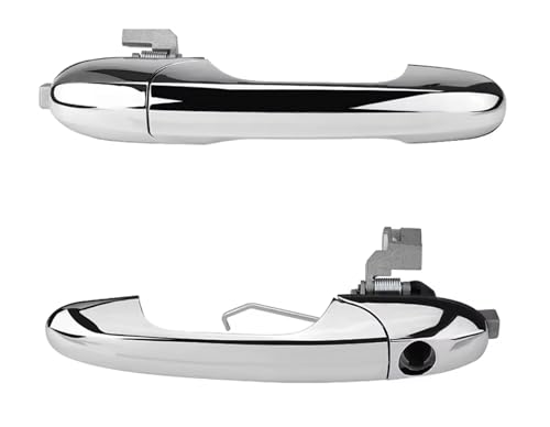 Poignée de porte extérieure pour Fiat 500 finition chrome premium 68069942-AB 68069942-AC
