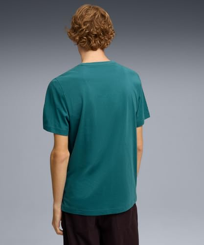 Image of Puma Men Cotton Solid Regular Fit Tees