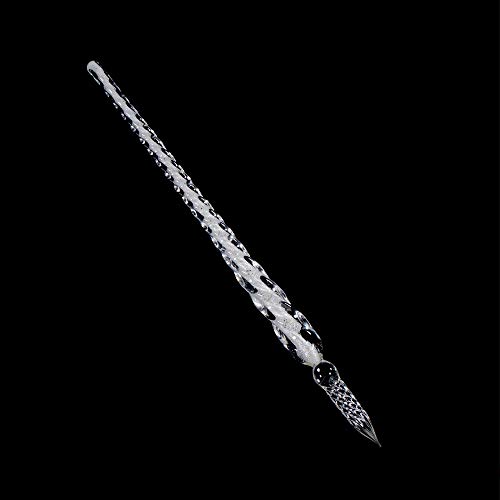 Molshine P003G Handmade Glass Dip Pen Crystal Calligraphy Pen Signature Dipped Pen thumb #1