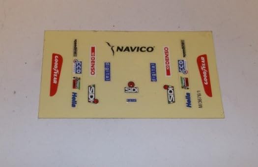 Greenhills ScalextricTeam Navico No 28 C613 Original Decals