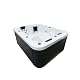 Außenwhirlpool Home Deluxe White Marble Pure für Garten und Terrasse