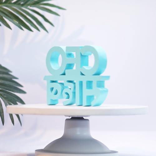 Image of NUKKAD TALES CEO Sahab Blue Office Decor Showpiece Office Decoration Items for Office Table Gift for Boss (7 X 4.99 Inch)