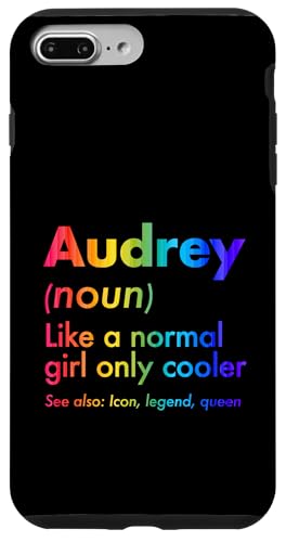 Audrey Like A Normal Girl Only Cooler Queen ���O �X�}�z�P�[�X iPhone 7 Plus/8 Plus �p