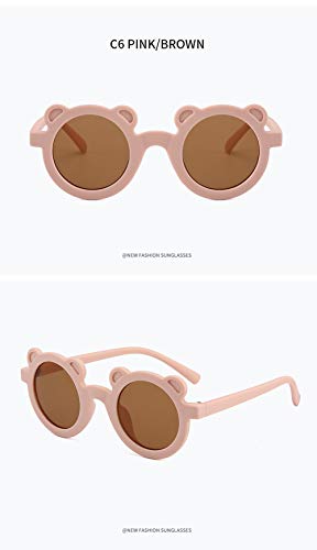 BULINGNA 2-8T Kids Toddler Baby Girl Boy Round Sunglasses UV Protection Glasses for Photography Outdoor Beach3