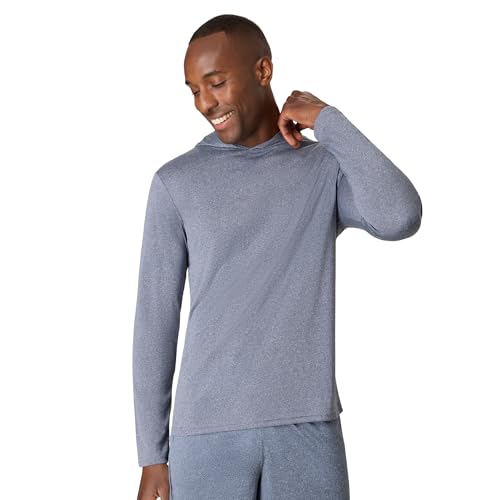 Hanes Men's Hooded T-Shirt, 3-Pack, Cool DRI Long-Sleeve Tee for Men, Moisture-Wicking by Hanes - Used condition - Image 4