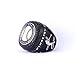 TOPSPORTSJEWELRY Sporting Prize Baseball Date 2026 Championship Trophy riing Size 9.5 Black Two Tones Plating Baseball Events Team Awards (Finalist)