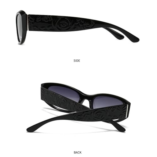 Cat Eye Sunglasses Women Retro Flower Shades Eyewear Sun Glasses,A87564