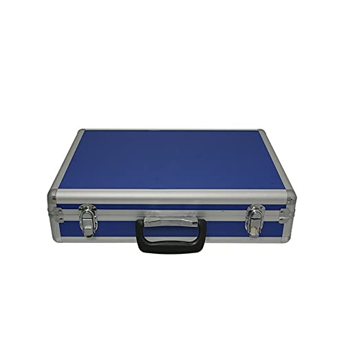Aluminium Flight Case Tool Box Blue 460x340x115mm