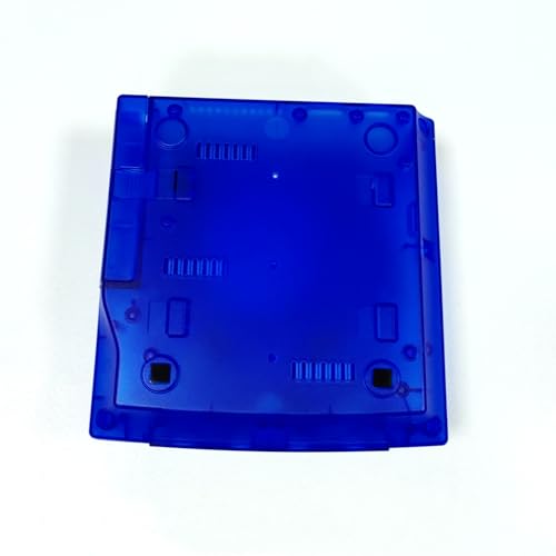 Image of Hzxkqmil Replacement Shell for SEGA Dreamcast DC Retro Video Game Console, Translucent Plastic Housing Case Accessories for Dreamcast DC, Transparent Blue