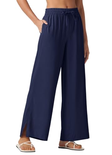 Willit women's wide leg swim pants with UPF 50+