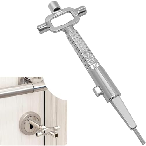 WUBAYI Professioneller Zylinderlehre & Nockendreher | Universelles Schlosserwerkzeug zur Schlosskörper-Messung, Einstellung und Prüfung - Essenzielles Reparaturwerkzeug