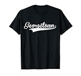 GEORGETOWN Baseball Styled Jersey Tee Shirt Softball