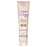 Pantene Hair Biology Full and Vibrant Volumising And Repairing Hair Conditioner For Fine, Thinning, Dull, Coloured Hair With Lotus Flower, Omega 9, 160 ml