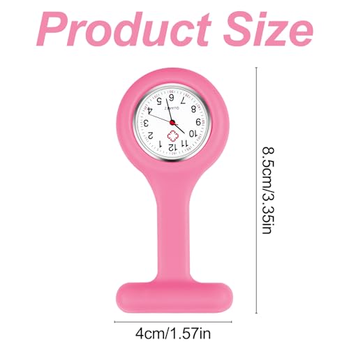 Newaner Krankenschwester Zubehör(4Pcs), Digital Uhr Uhren für Damen Krankenschwesteruhr, Schwesternuhr Nurse Accessories, Krankenschwester Pflege Watch Schwesternuhren Krankenschwesternuhr