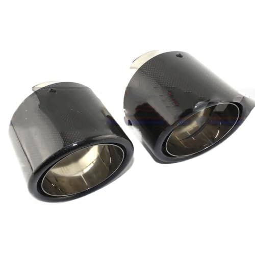 Cola de escape de fibra de carbono de 120 mm para lucir un estilo deportivo en ciudad
