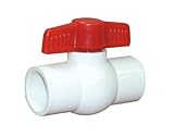Valterra 700-10 PVC Ball Valve, White, 1
